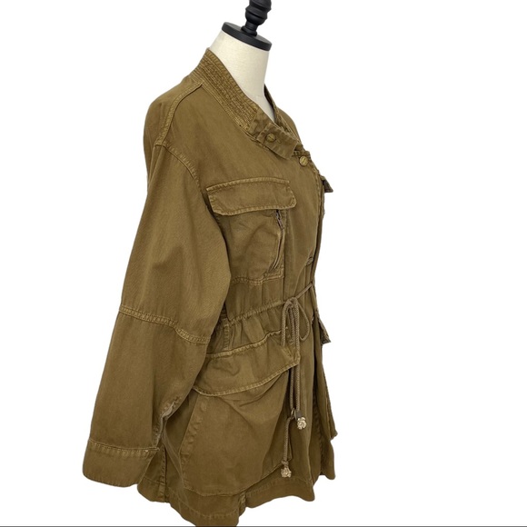 Current/Elliot The Military Parka Musket (Brown - Green) Size 2 = Medium - Picture 4 of 16